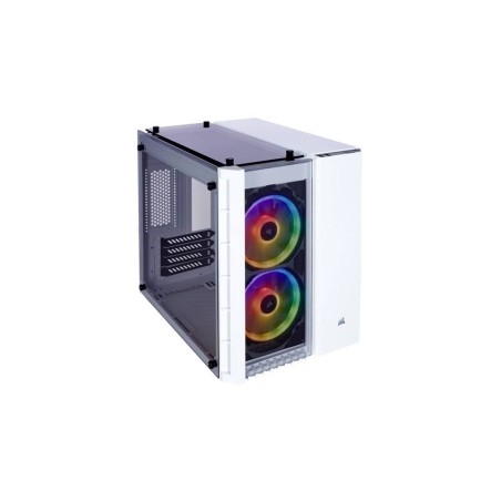 CORSAIR Crystal Series 280X RGB Tower - Sleek Micro ATX Case in White | Ultimate Cooling & Style!